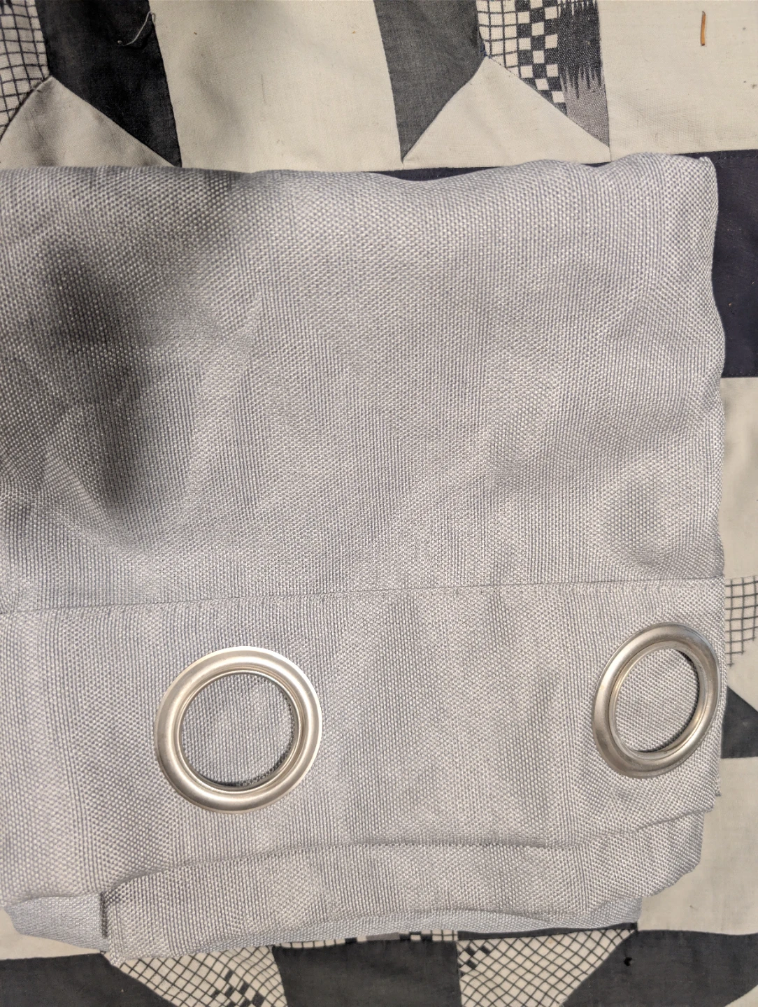 2 shear curtains