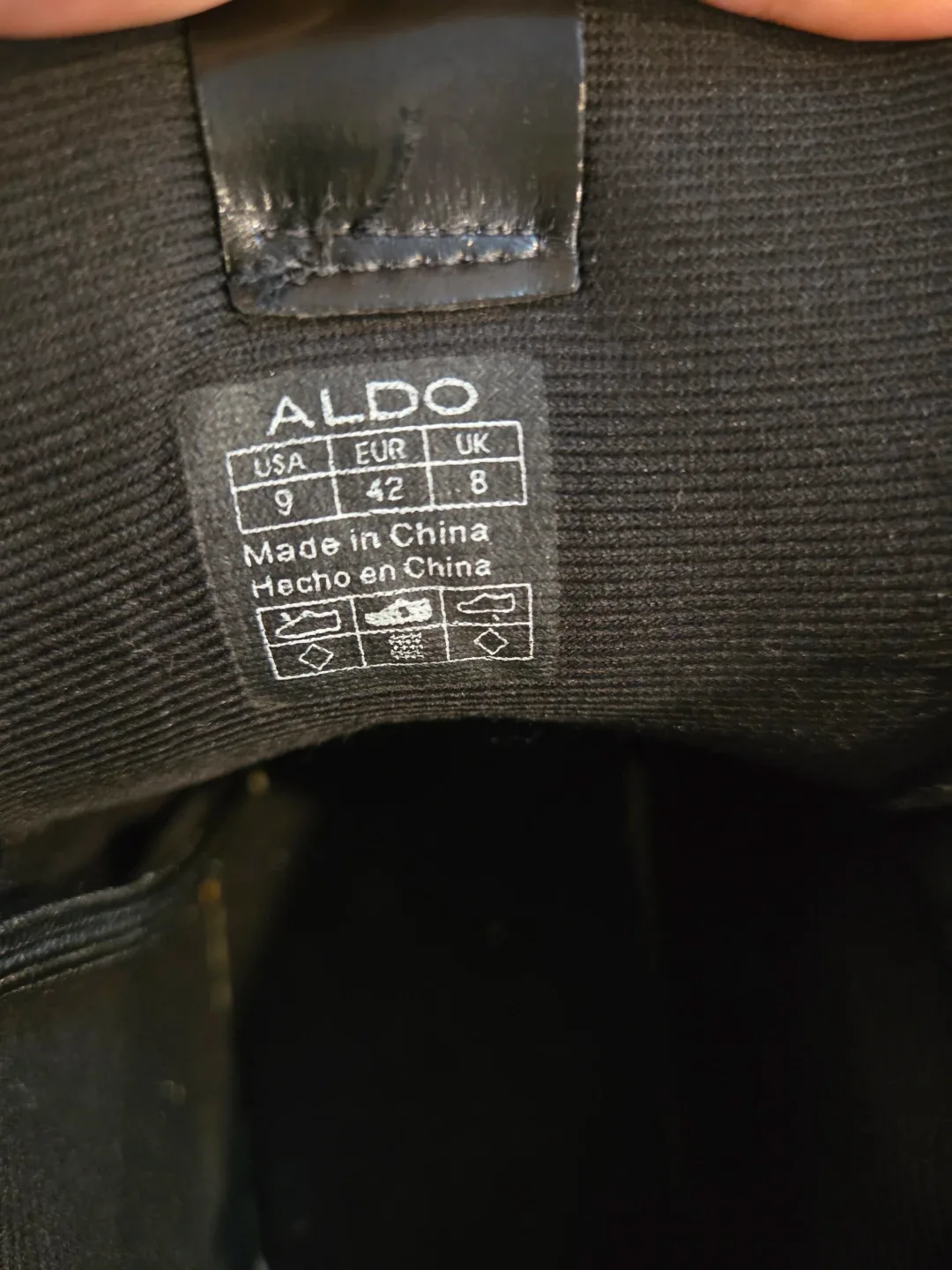Aldo Black High Top Sneakers - Size 9 image indicator(3)