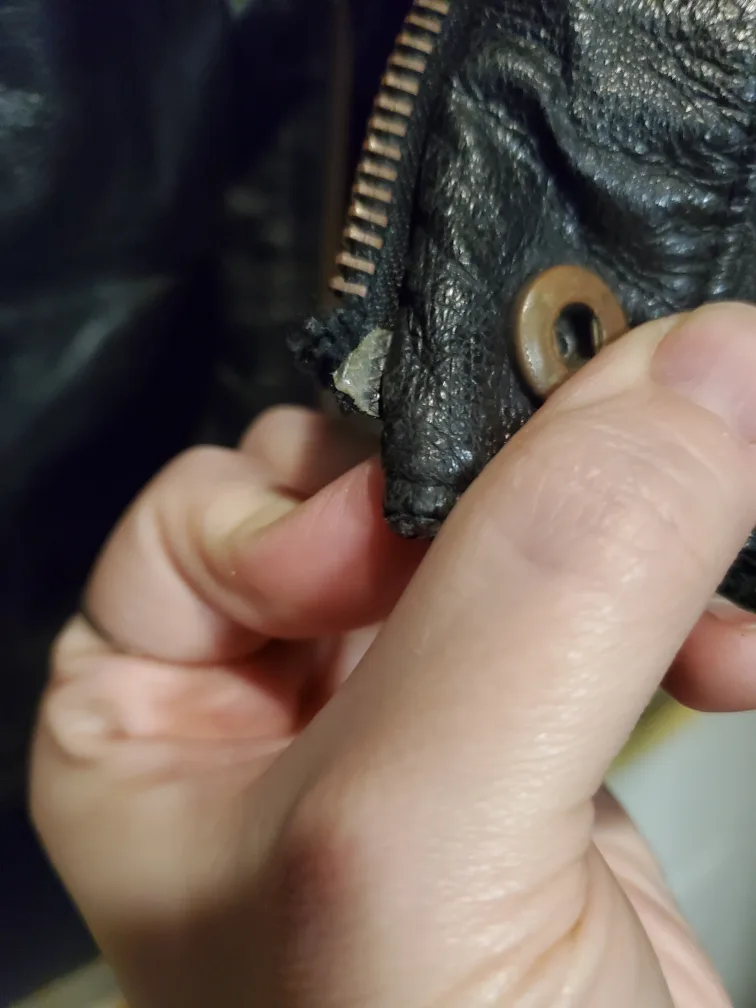 Joshua Ross Leather Jacket - Size L image indicator(3)