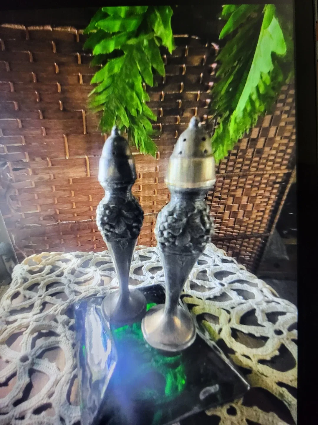 Vintage Silver-Plated Salt & Pepper Shakers image indicator(7)