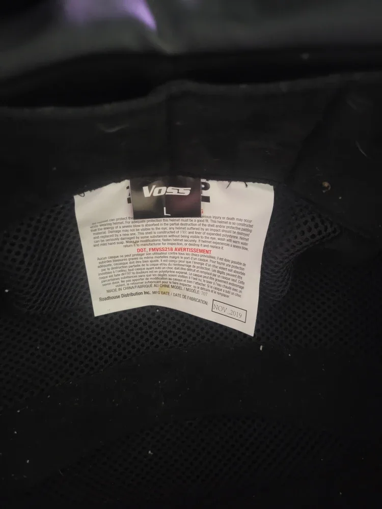 VOSS 707 Helmet - Size L image indicator(3)