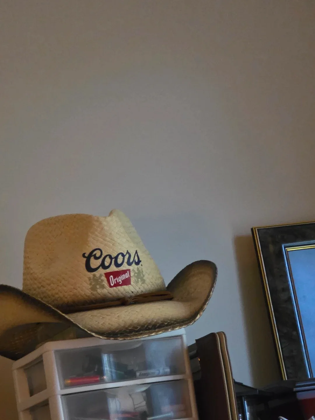 Coors Original Straw Cowboy Hat