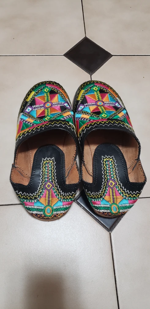 Embroidered Moroccan Slippers