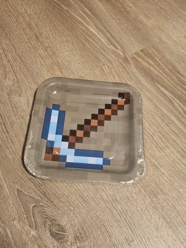 Minecraft Party Plates - 8 Count