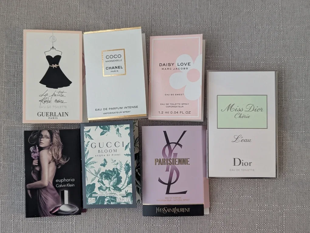 Perfume Sample Lot - Chanel, Dior, Gucci & More