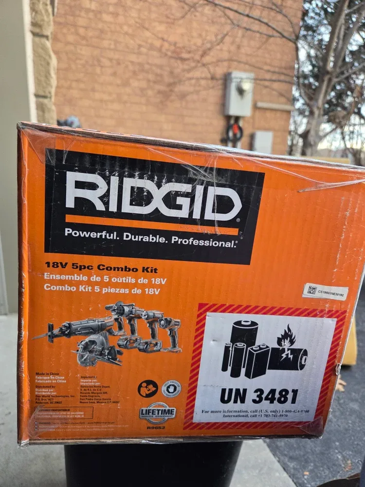 Ridgid GEN5X 18V 5pc Combo Kit - New in Box!