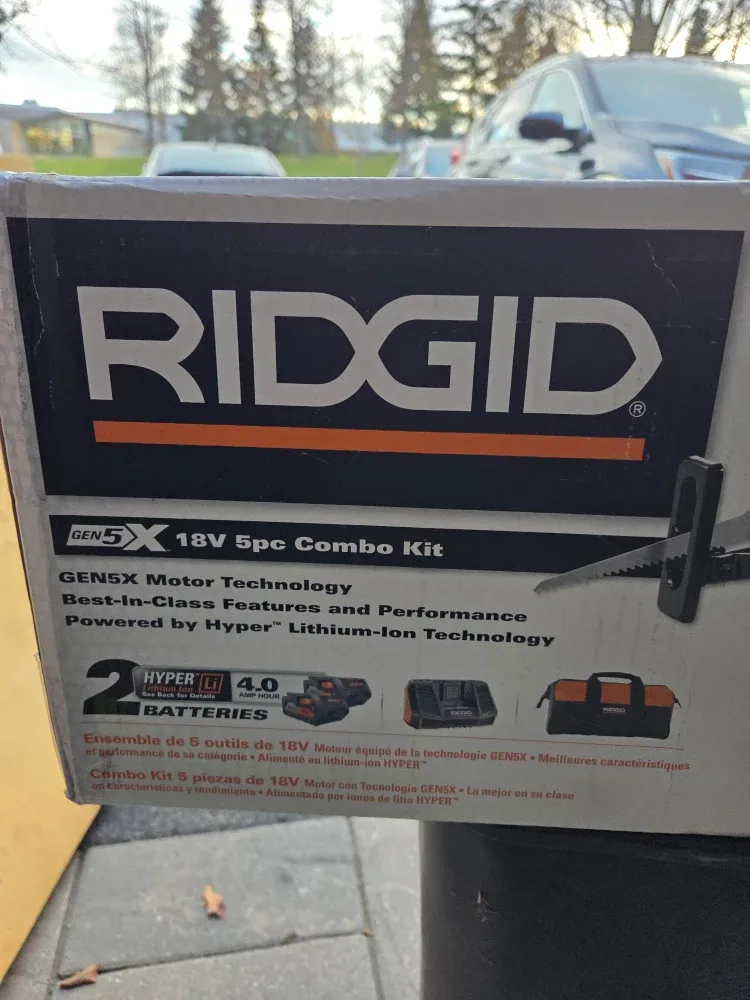Ridgid GEN5X 18V 5pc Combo Kit - New in Box! image indicator(4)