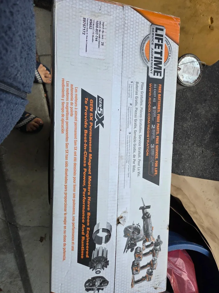 Ridgid GEN5X 18V 5pc Combo Kit - New in Box! image indicator(6)