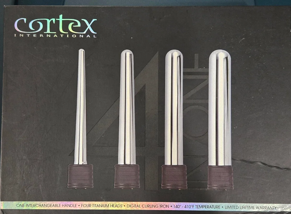 Cortex Pro 4-in-1 Titanium Clipless Curling Iron Set image indicator(3)