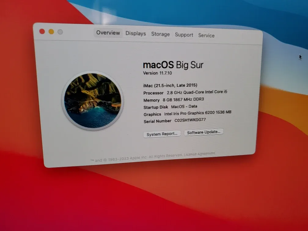 Apple iMac A1418 late 2015+ keyboard image indicator(3)