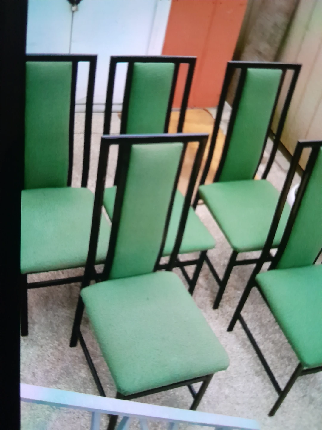 Green Dining Chairs - Set of 6 - photo 2