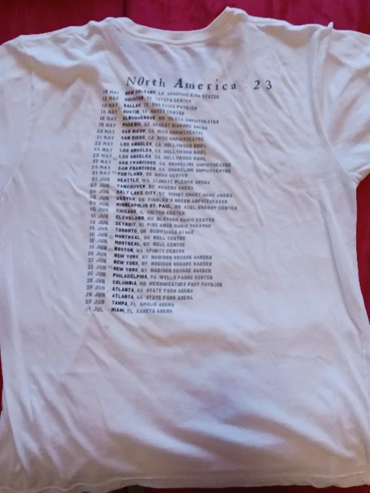 Band T-Shirt Europe Paul Gilbert Stryper Daisies Cure image indicator(8)