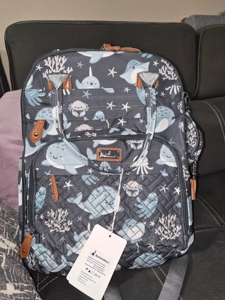 BobbleRoo Diaper Bag Backpack - New with Tags! image indicator(2)