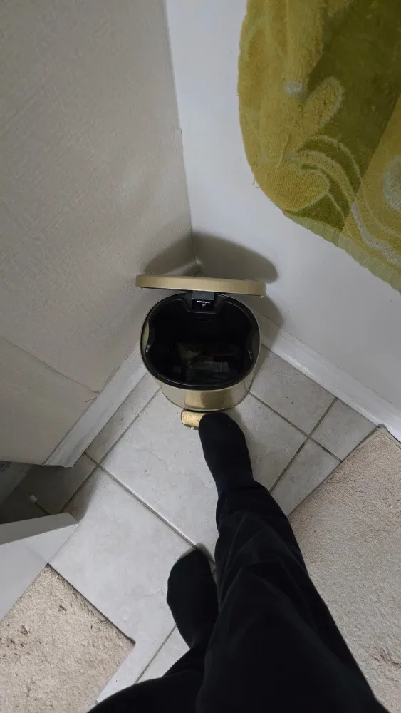 Gold Step-On Trash Can image indicator(2)