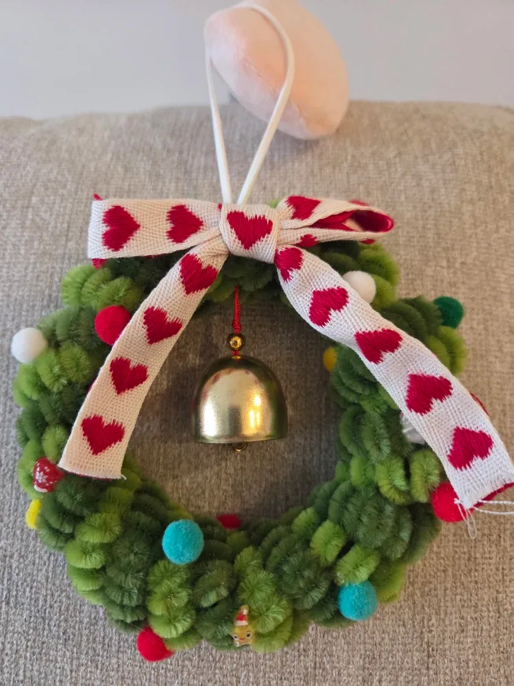 Handmade Christmas Wreath - 12cm Diameter image indicator(2)