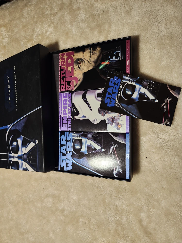 Star Wars Trilogy THX Widescreen Edition VHS - photo 3