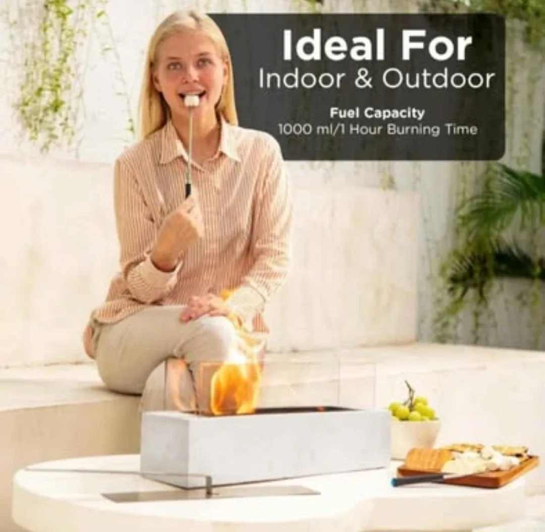 Tabletop Fire Pit Smores Maker Kit Indoor & Outdoor with ... image indicator(5)