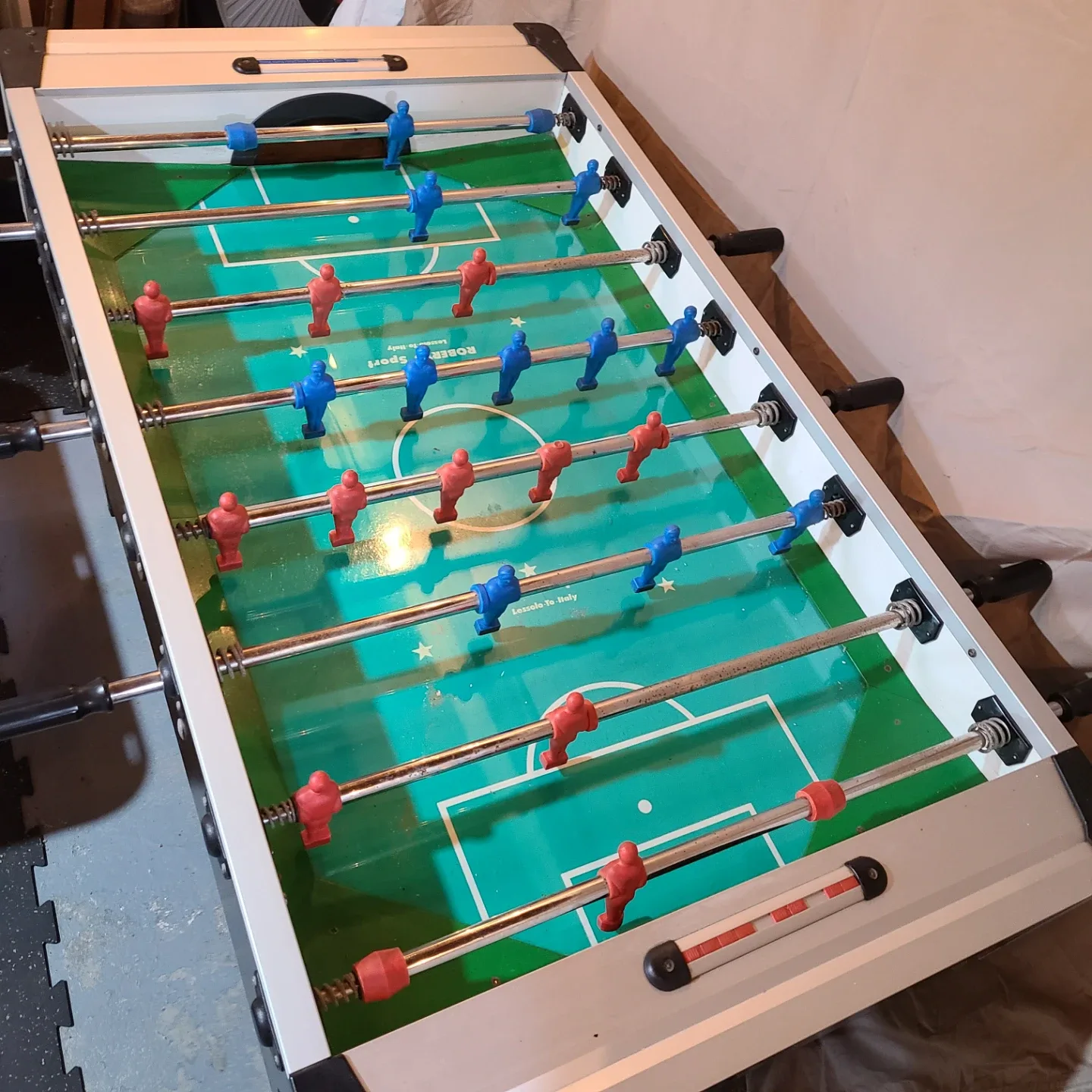 Roberto Sport Foosball Table - Lessolo To Italy for $120! image indicator(2)
