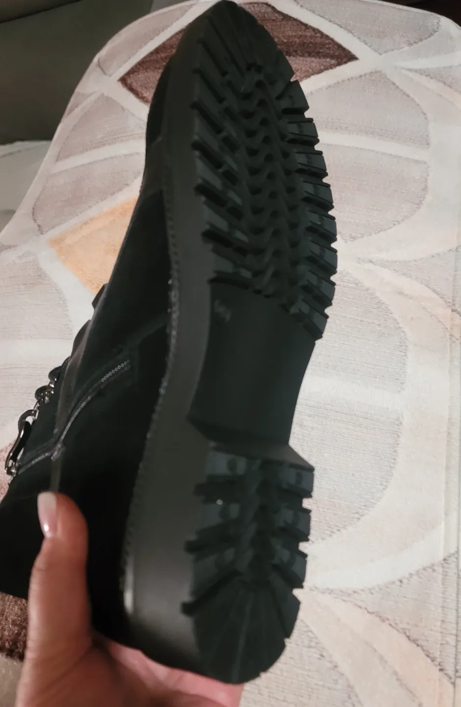 Black Lace-Up Ankle Boots image indicator(2)