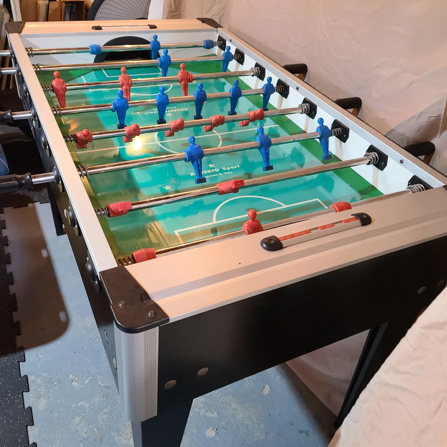 Roberto Sport Foosball Table - Lessolo To Italy for $120! image indicator(8)