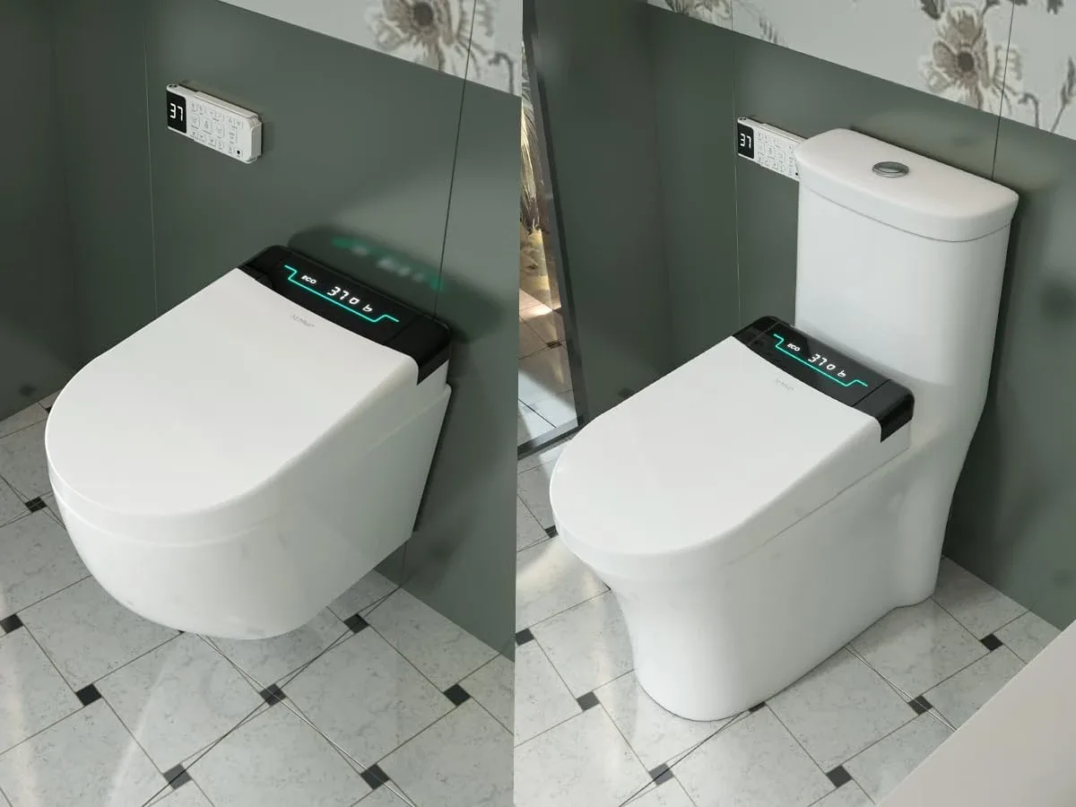 Smart Electric Heated Bidet Seat with Remote Control BNIB image indicator(6)