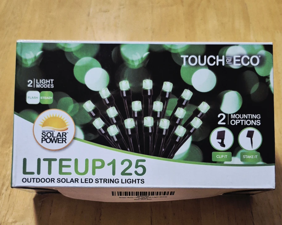 Liteup125 Solar String Lights - New