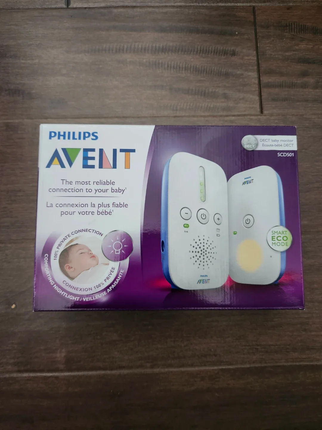 Philips Avent DECT Baby Monitor SCD501 - New in Box!