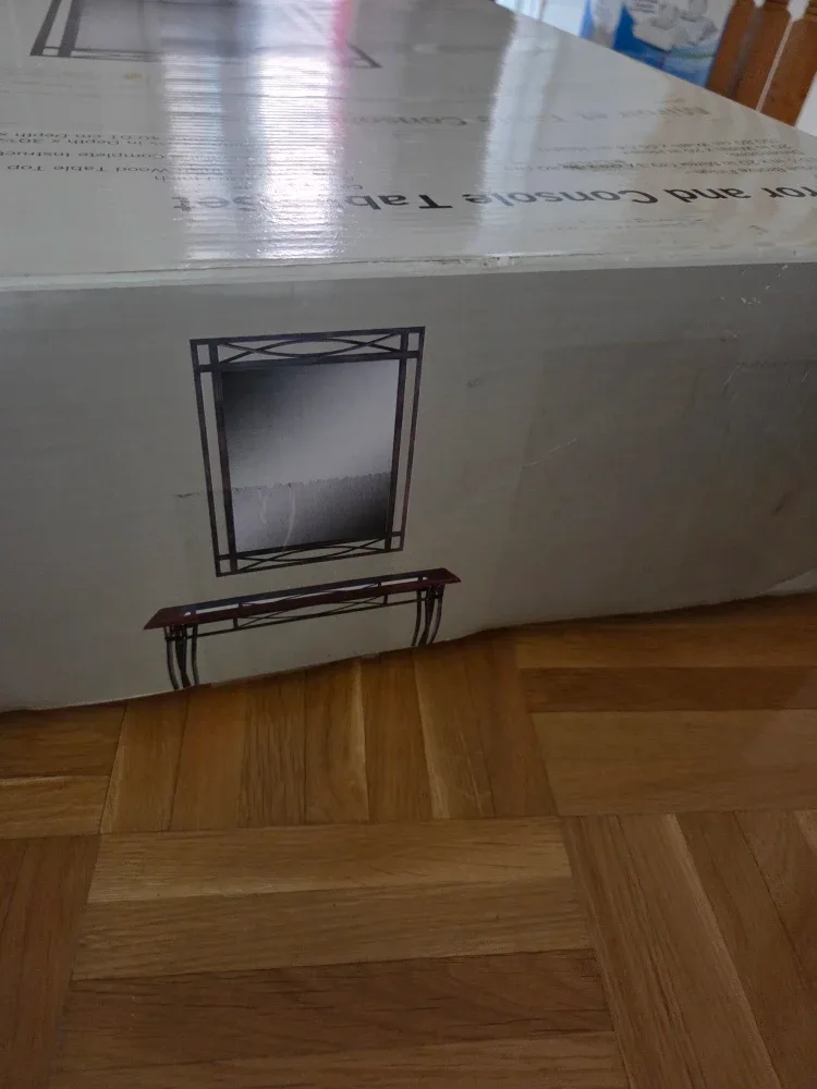 Mirror and Console Table Set - Antique Bronze Finish image indicator(5)