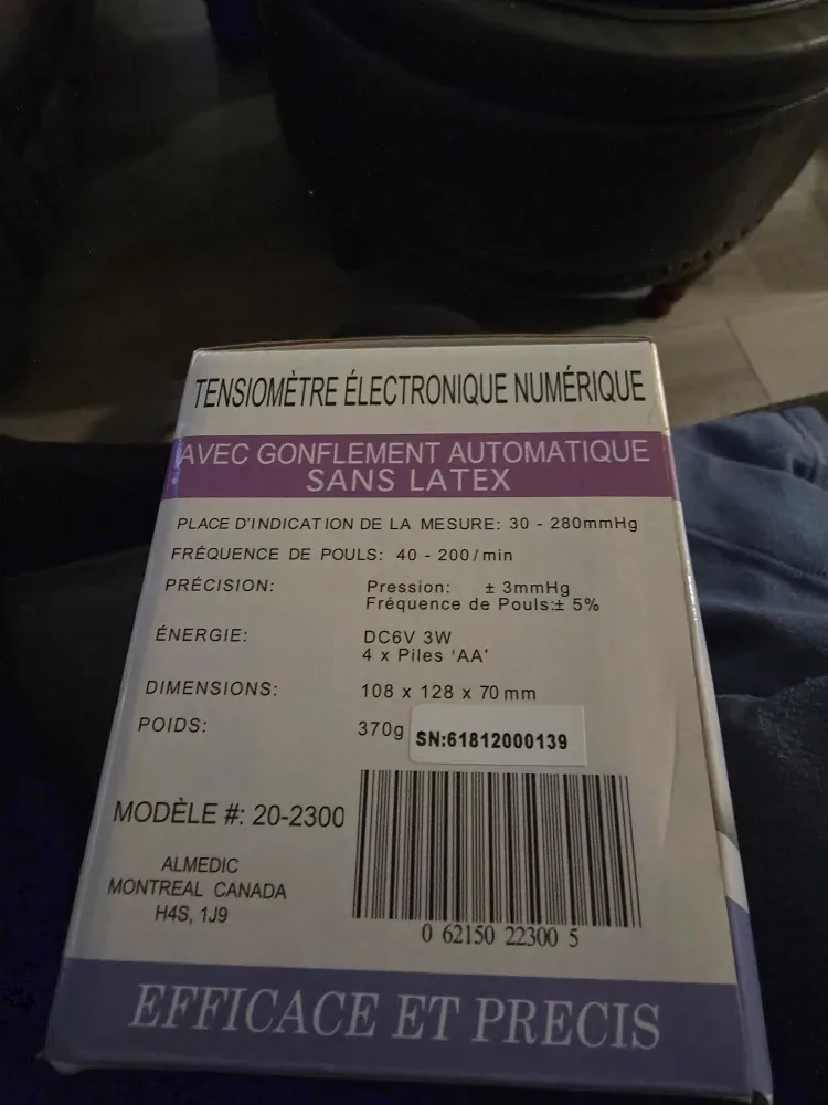 Almedic Digital Blood Pressure Monitor 20-2300