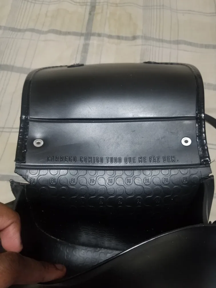 Bolsa Joile Black Leather Shoulder Bag image indicator(6)