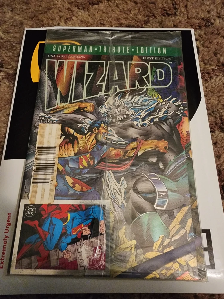 Wizard Superman Tribute Edition Comic Book