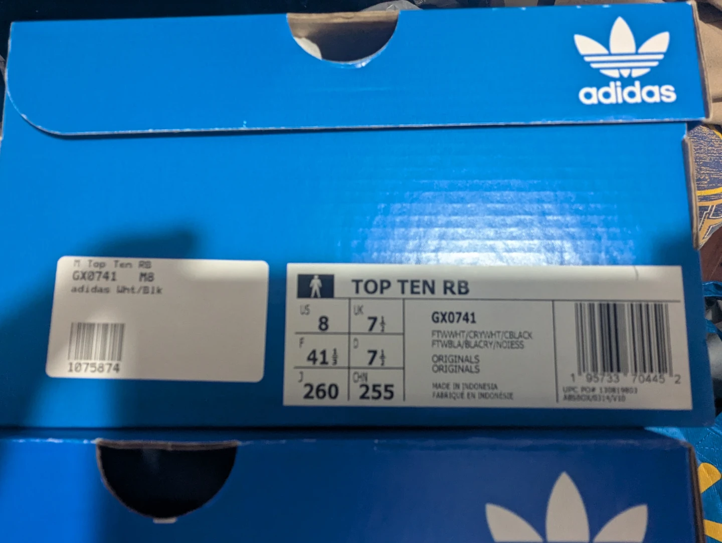 50% OFF Adidas Top 10 RB basketball Men's 8 US sneakers - photo 3