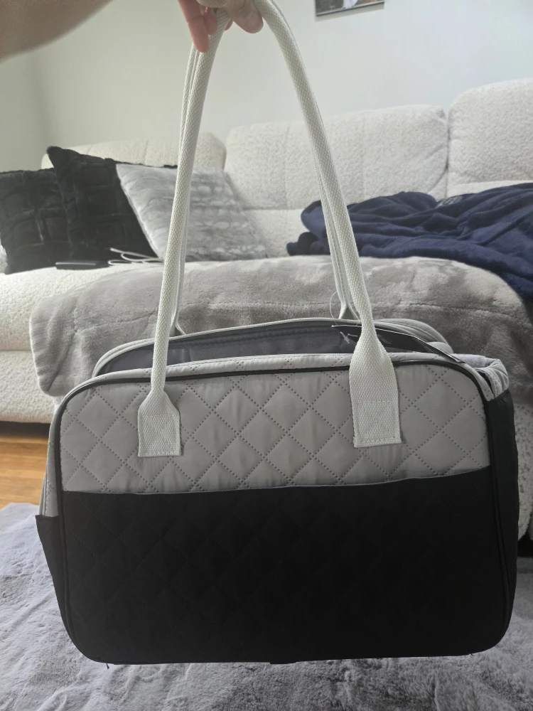 Airplane Approved Pet Carrier - Grey & Black - photo 5