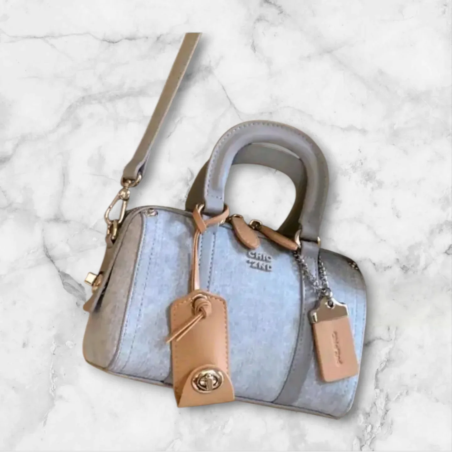 Chic 12nd Light Blue Handbag image indicator(4)