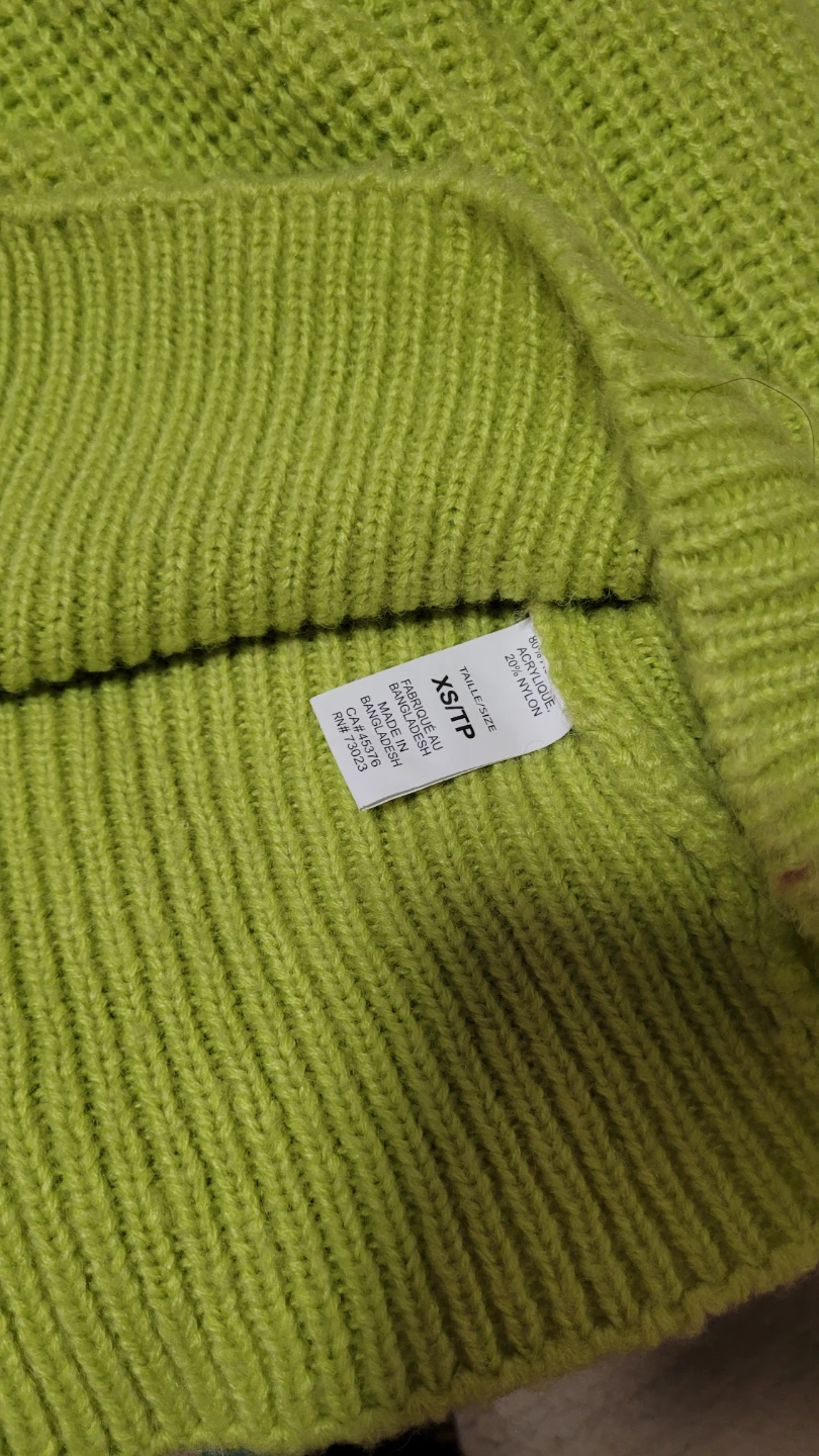 Suzy Shier Green Knit Sweater - XS - photo 3