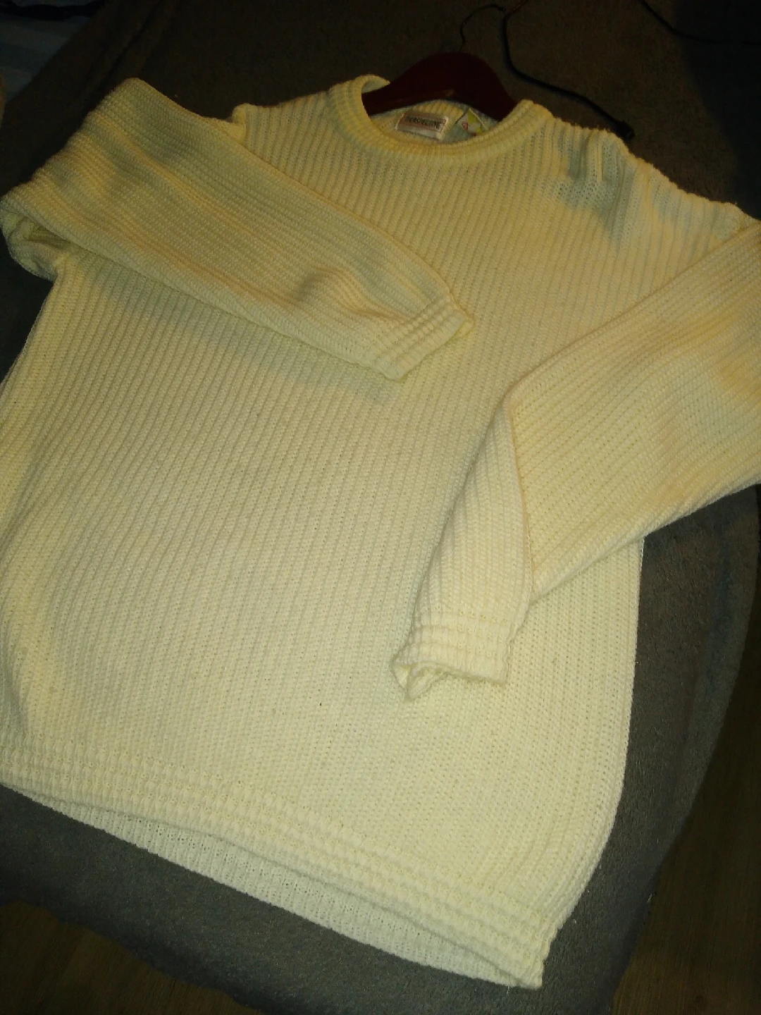 Perspective Cream Knit Sweater - Size M/M