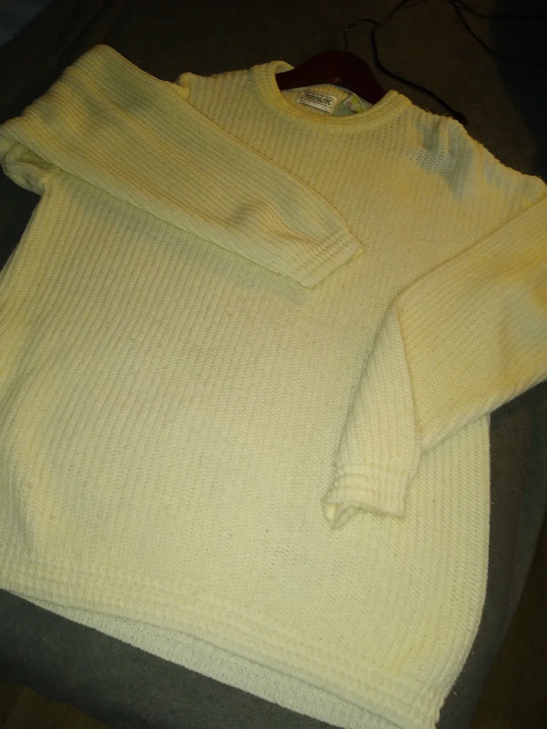Perspective Cream Knit Sweater - Size M/M image indicator(2)