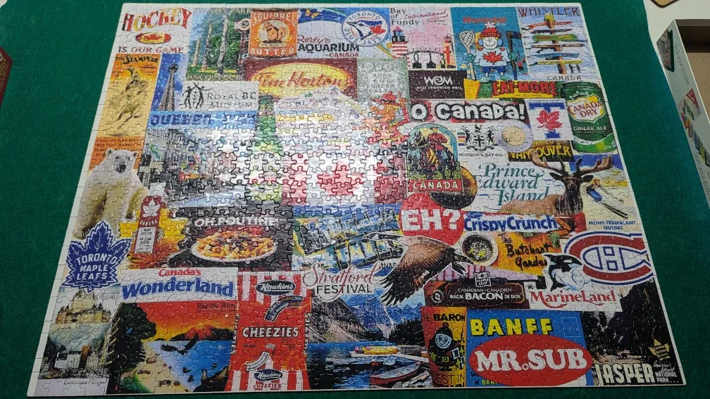 1000 Piece Canada Puzzle image indicator(2)