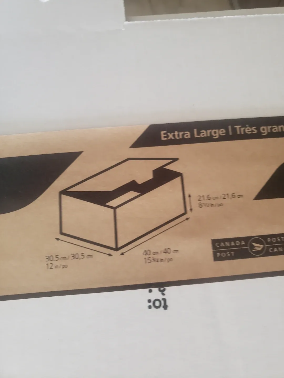 Canada Post Extra Large Shipping Boxes