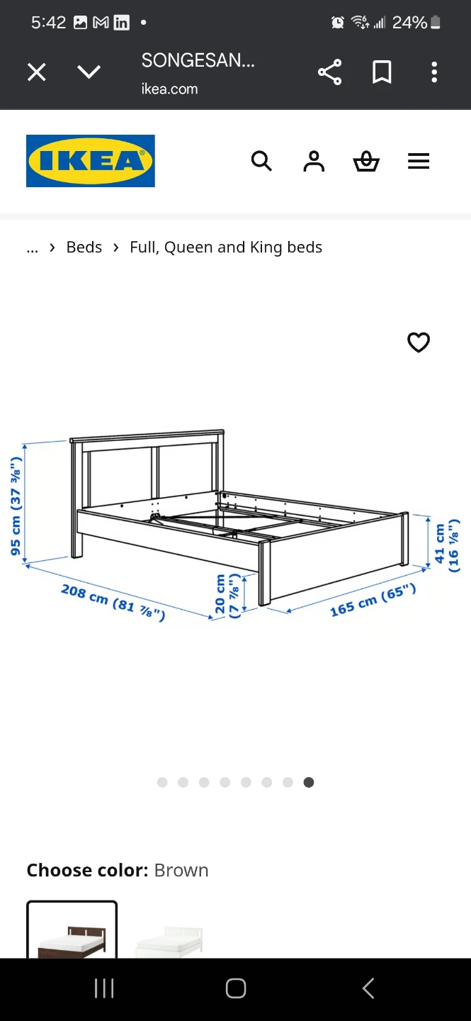Ikea Bed frame and Brick bed - photo 3