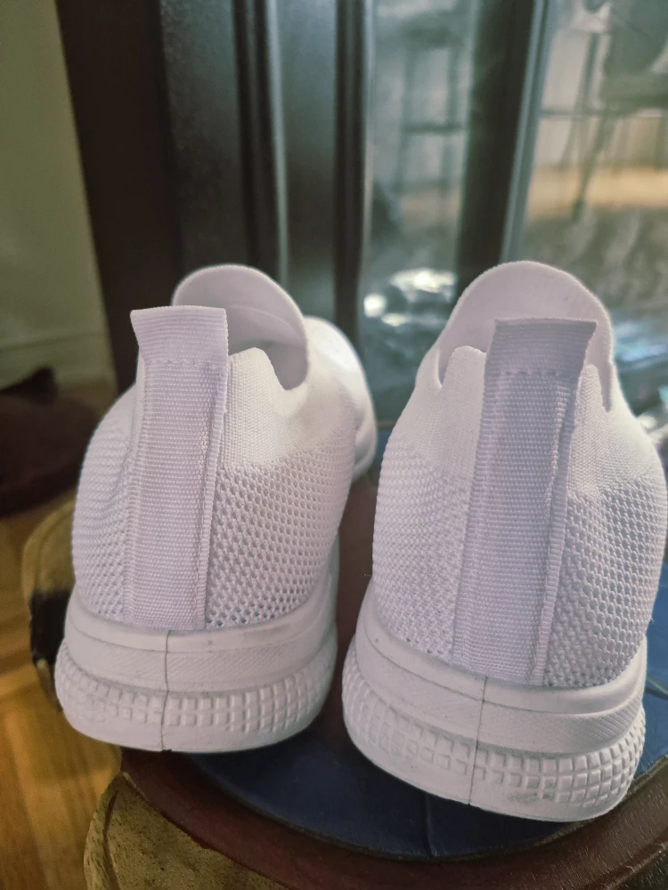 Cacy White Slip-On Sneakers - Size 37 (6.5) - photo 5