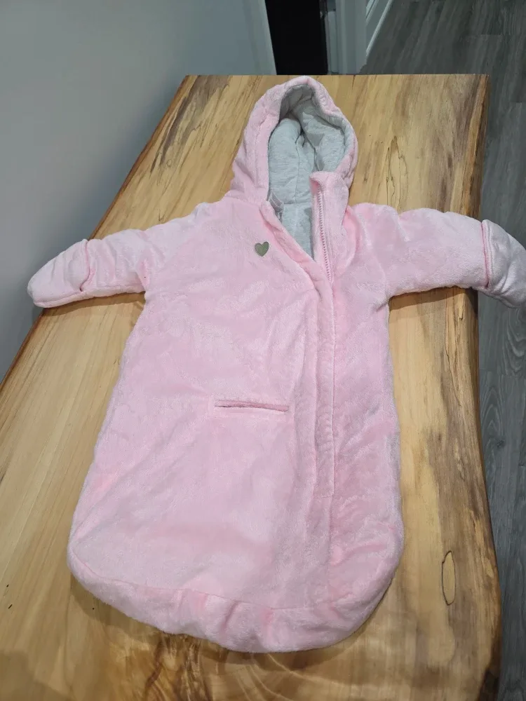 Carter's 0-6 Months Pink Snowsuit