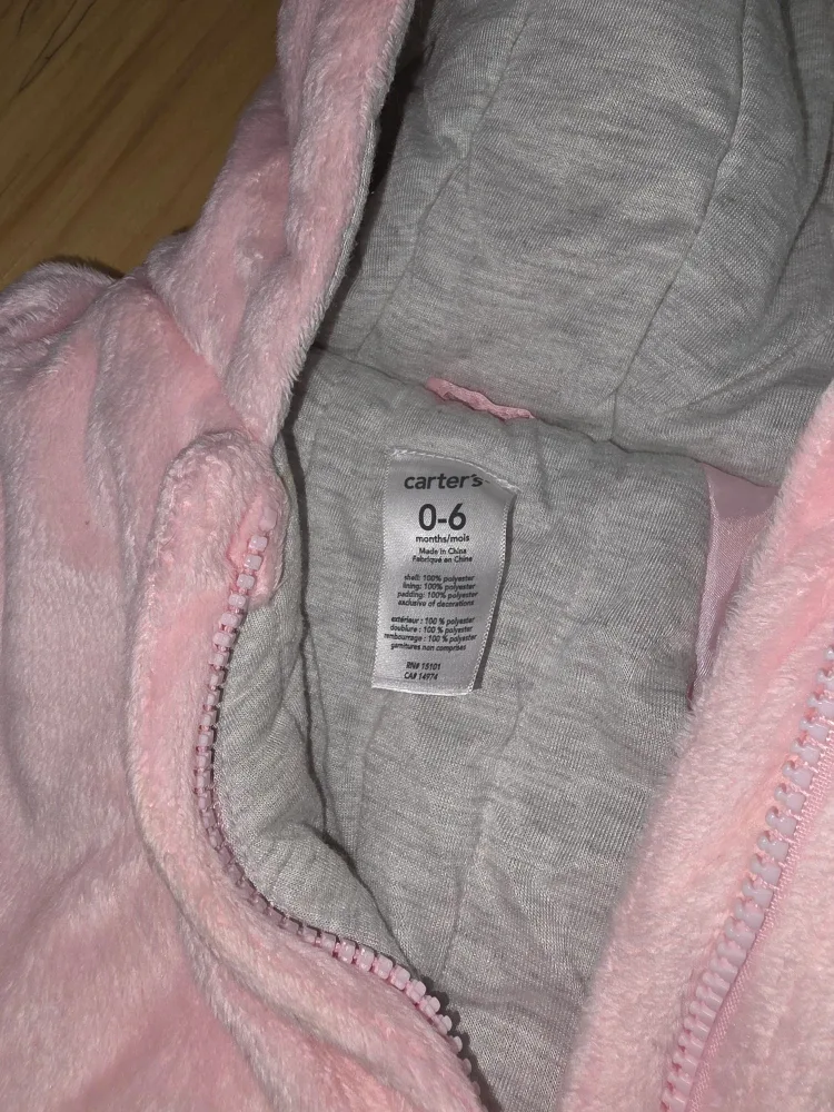 Carter's 0-6 Months Pink Snowsuit image indicator(2)
