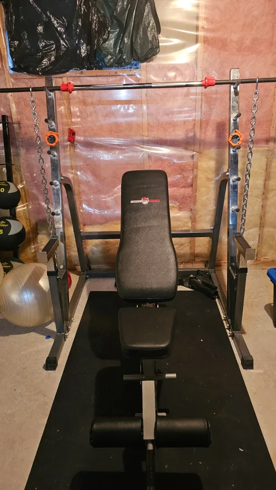 Body Solid weightlifting squat & bench safety stand
