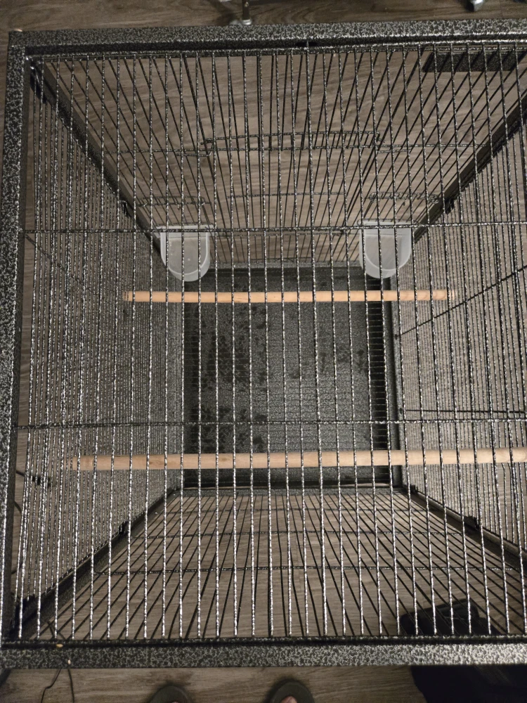 Moving sale : Vivihome 30 inch Iron Bird Cage with Wheels - photo 5