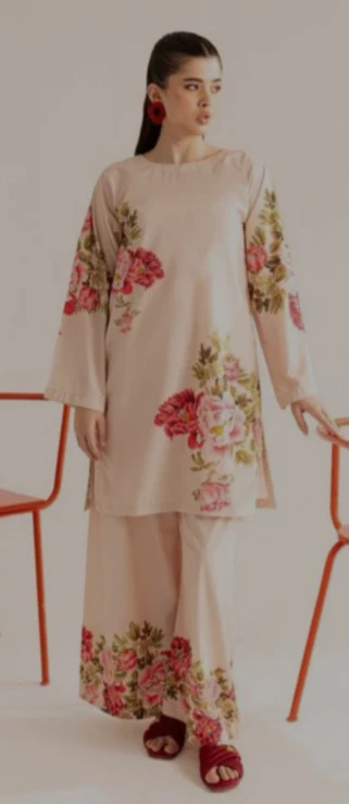 Floral Print 2-Piece Outfit