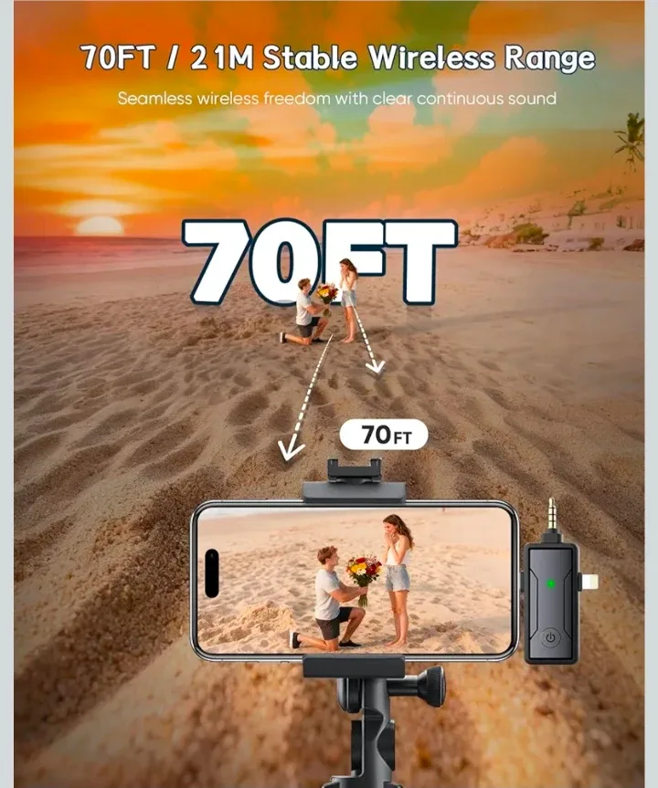 Wireless Mini Lavalier Microphone image indicator(5)