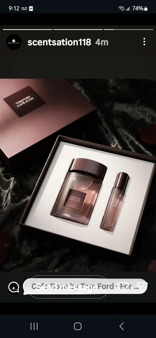 Tom Ford Cafe Rose Perfume Set