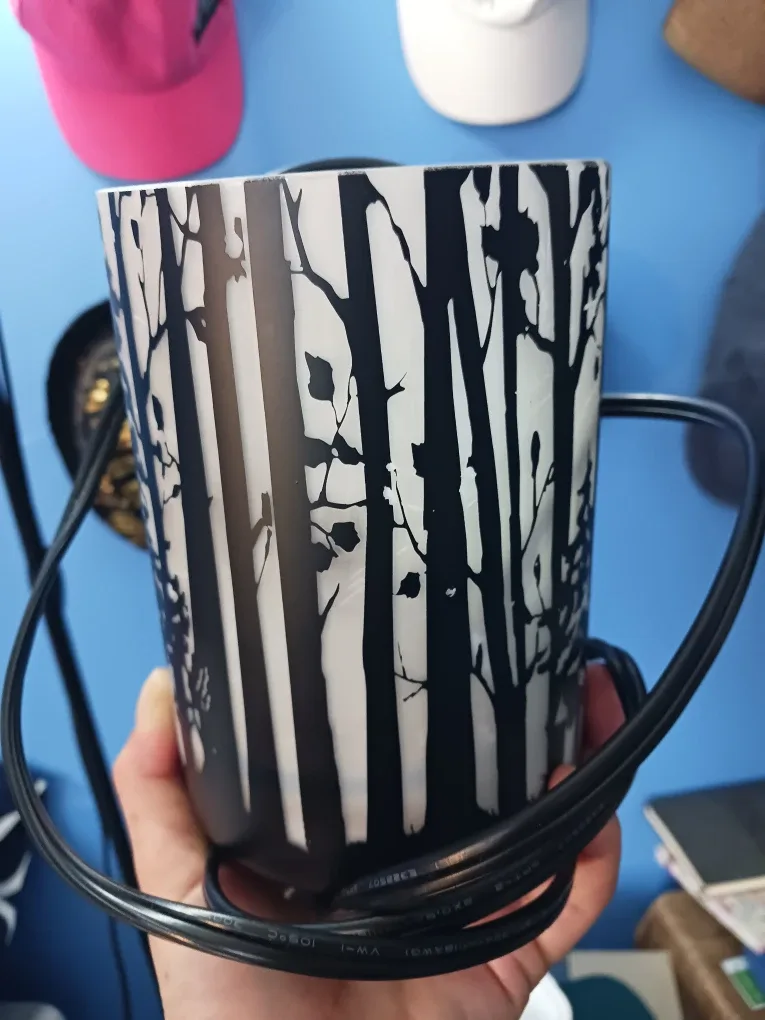 Candle Warmer with Forest Design