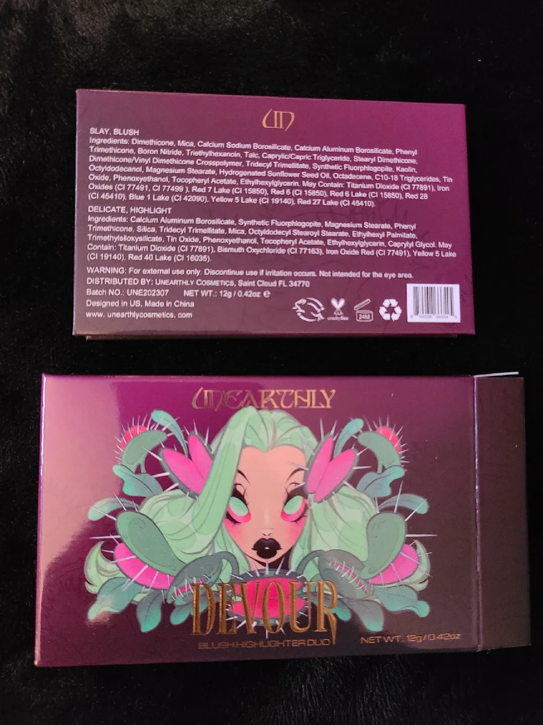 Unearthly Cosmetics Devour Blush Highlighter Duo image indicator(4)